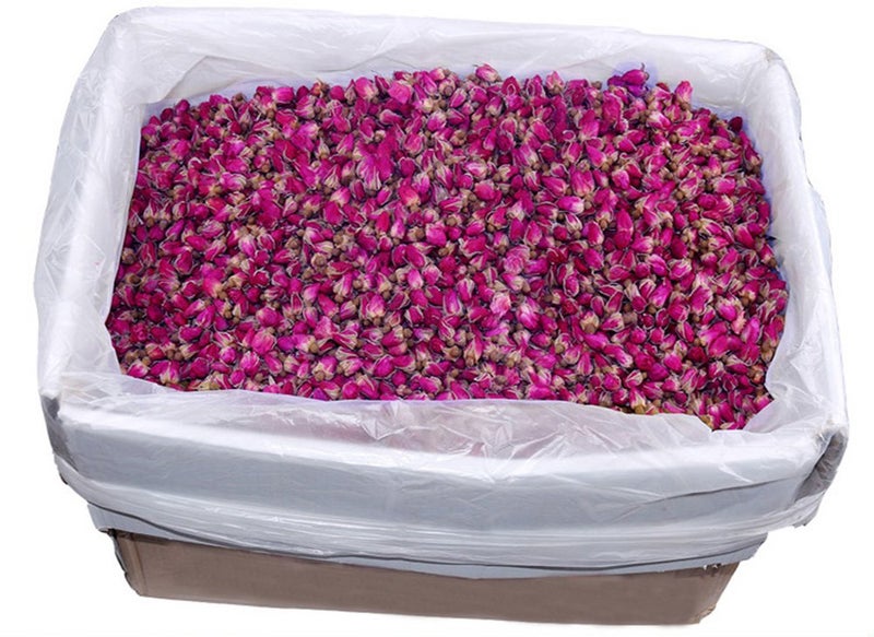 TooGet Flower Petals and Buds Variety Rose 4 Bags Includes Rose Peta Flowers Buds Rosa Damascena Golden-Rim Green Tea Bulk Flowers - Image 3